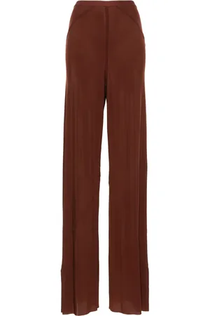 Rick Owens Pantalones anchos con costura
