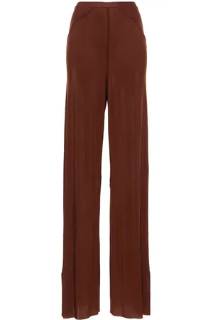 Rick Owens Pantalones anchos con costura