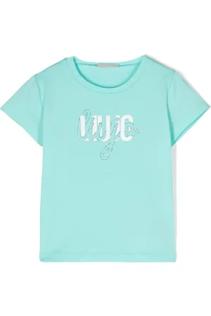 Liu Jo Playera con logo estampado y detalles de strass