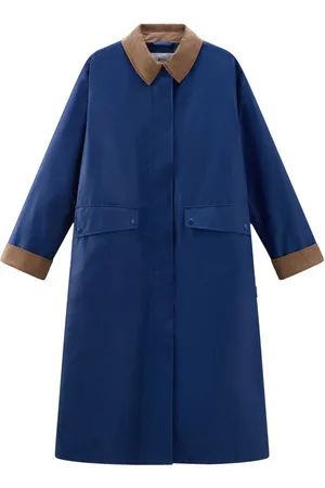 Woolrich Abrigo con diseño de dos tonos y botones