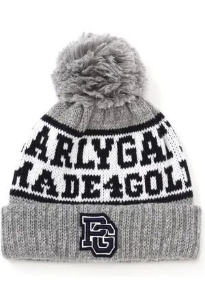 PEARLY GATES Gorro tejido con logo de intarsia