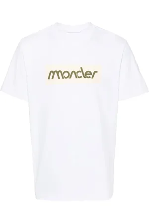 Moncler Playera con logo de goma