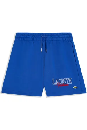 Lacoste Shorts con cordones y eslogan bordado