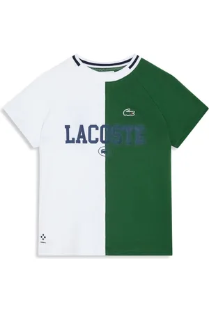 Lacoste Playera con diseño de dos tonos