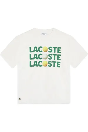 Lacoste Playera con logo estampado