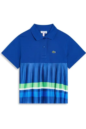 Lacoste Playera tipo polo plisada