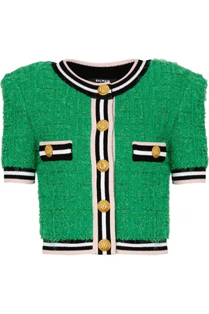 Balmain Cárdigan tejido de tweed