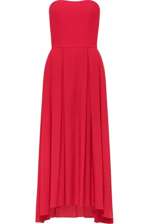 Azeeza Vestido de seda midi Ezra