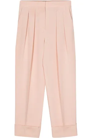 Giorgio Armani Pantalones de seda con detalle de glitter