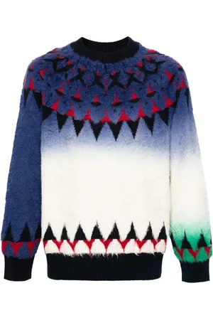 SACAI Suéter tejido con motivo en jacquard