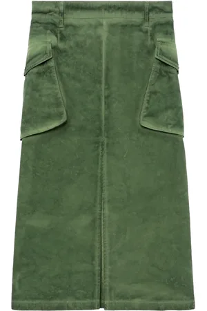 Halfboy Falda midi con bolsillo cargo