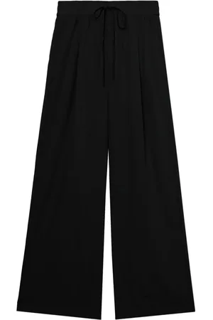 B+AB Pantalones anchos con cordones en la pretina
