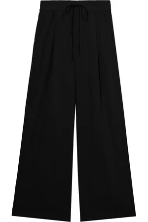 B+AB Pantalones anchos con cordones en la pretina