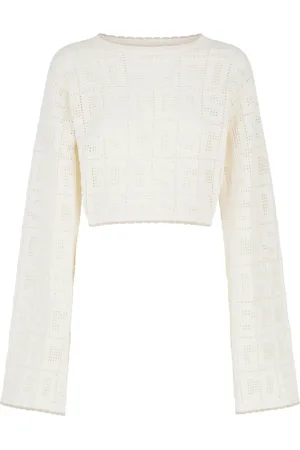 GCDS Top de macramé con monograma