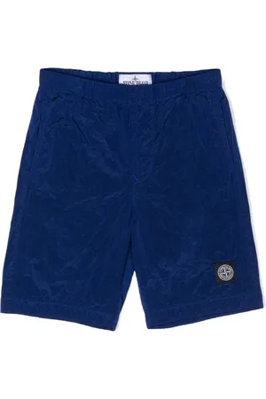 Stone Island Shorts argo con aplique Compass