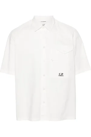 C.P. Company Camisa con logo bordado