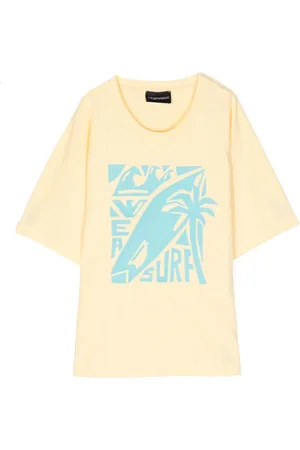 Emporio Armani Playera con estampado Surf