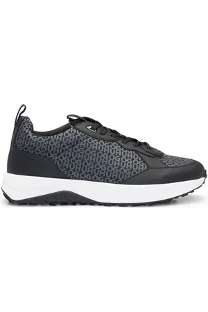 HUGO BOSS Tenis con agujetas y logo estampado