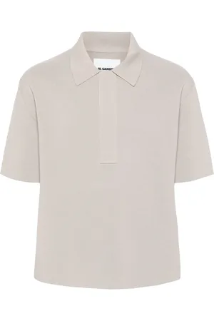 Jil Sander Playera tipo polo tejida