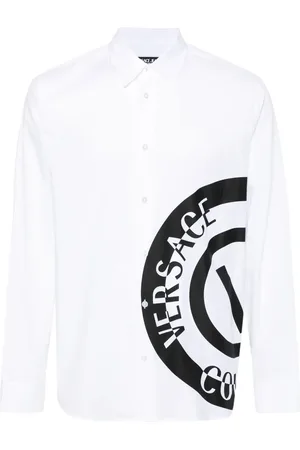 VERSACE Camisa con logo estampado