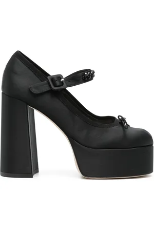 Simone Rocha Zapatillas con puntera de corazón y tacón de 125mm