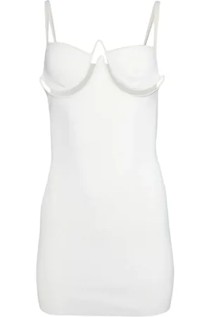 DION LEE Vestido corto con copa de aro