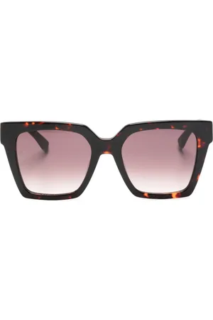 Tommy Hilfiger Lentes de sol con armazón oversize estilo carey