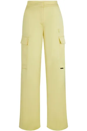 HUGO BOSS Pantalones rectos con tiro alto