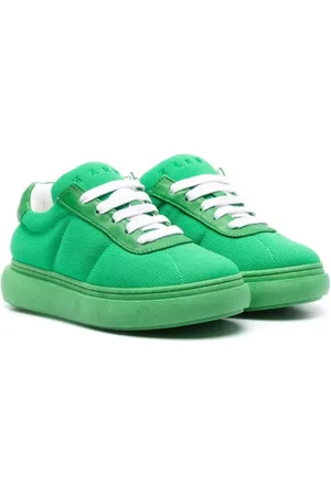 Marni Tenis tejidos con logo bordado