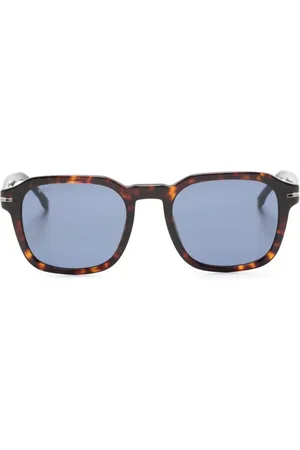HUGO BOSS Lentes de sol con armazón rectangular