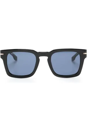 HUGO BOSS Lentes de sol con armazón rectangular