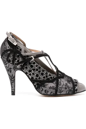Maison Margiela Zapatillas Tabi Monster Velvet con tacón de 70mm