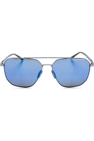 Porsche Design Lentes de sol P8967 con armazón estilo piloto