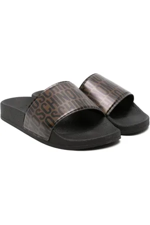Moschino Flip flops con logo estampado