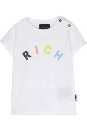 John Richmond Playera con logo estampado