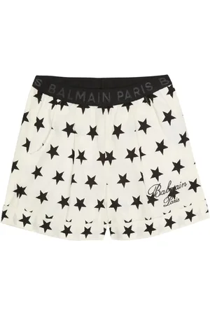 Balmain Shorts con estrellas estampadas