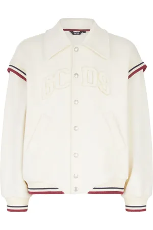 GCDS Chamarra bomber con logo bordado