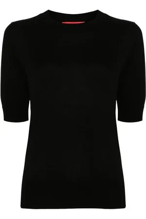 FARFETCH Top tejido fino de canalé