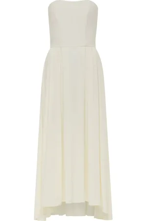 Azeeza Vestido de seda midi Ezra