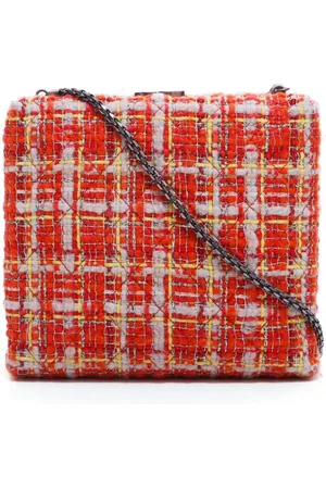CHANEL Bolsa de hombro de tweed 2016