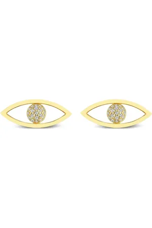 Cadar Aretes Reflections en oro amarillo de 18kt con diamantes