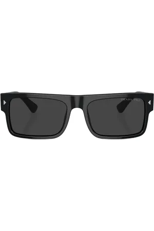 Prada Lentes de sol con armazón cuadrada y letras del logo