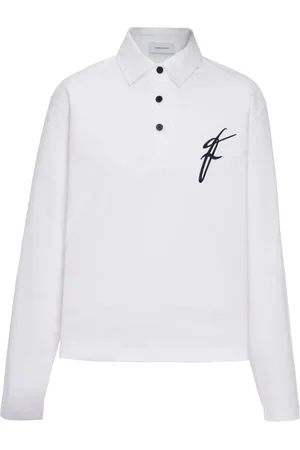 Salvatore Ferragamo Playera tipo polo con logo bordado