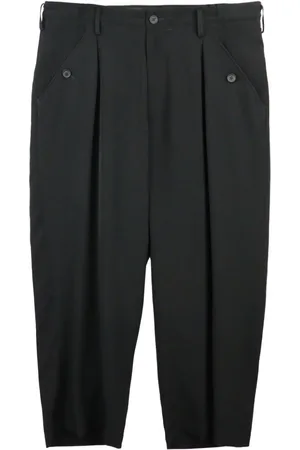 YOHJI YAMAMOTO Pantalones tapered drop crotch