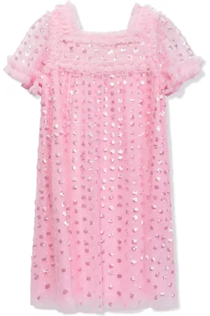 Needle & Thread Vestido de tul con lentejuelas