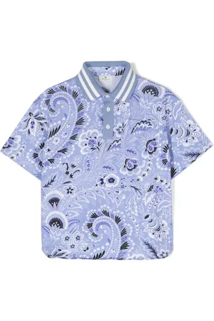 Etro Playera tipo polo con estampado floral