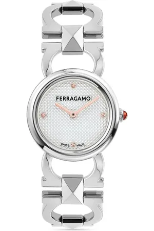 Salvatore Ferragamo Reloj Double Gancini Stud de 25mm