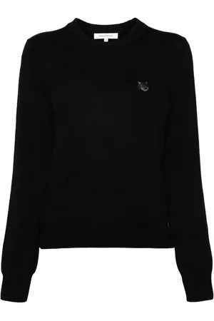 Maison Kitsuné Suéter con aplique Fox