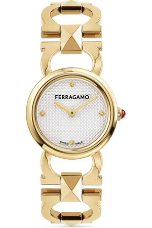 Salvatore Ferragamo Reloj Double Gancini Stud de 25mm