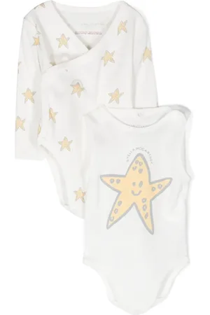 Stella McCartney Pack de dos bodies con estampado de estrella de mar